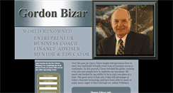Desktop Screenshot of gordonbizar.com